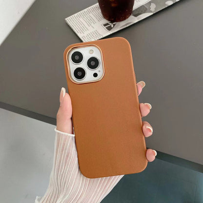 Fashion Electroplated Leather Pattern Cell Phone Case