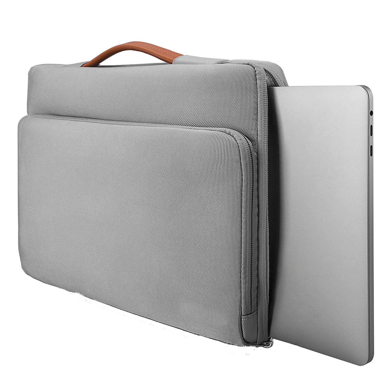 Retractable laptop bag