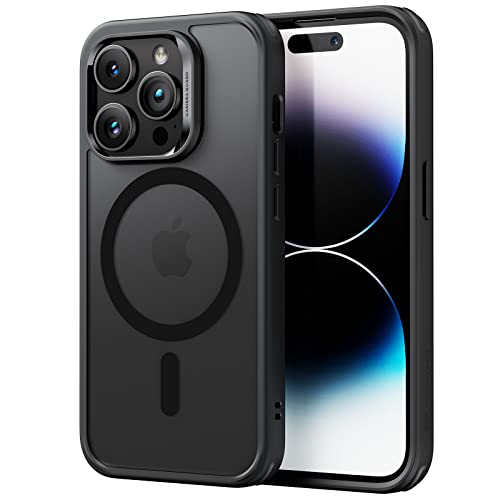 ESR for iPhone 14 Pro Case, Compatible with MagSafe, Shockproof Military-Grade Protection, Air-Guard Corners, Magnetic Phone Case for iPhone 14 Pro, Air Armor (HaloLock), Clear