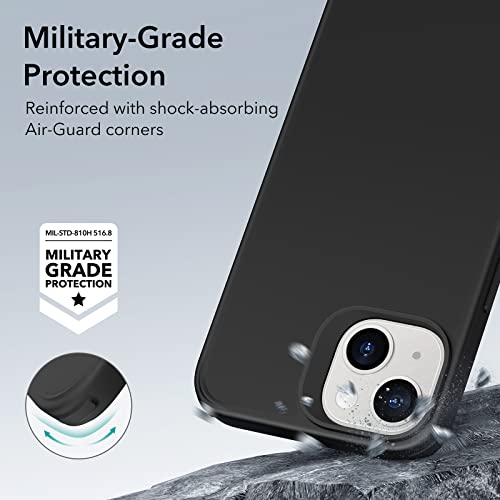 ESR for iPhone 14 Pro Case, Compatible with MagSafe, Shockproof Military-Grade Protection, Air-Guard Corners, Magnetic Phone Case for iPhone 14 Pro, Air Armor (HaloLock), Clear