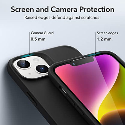 ESR for iPhone 14 Pro Case, Compatible with MagSafe, Shockproof Military-Grade Protection, Air-Guard Corners, Magnetic Phone Case for iPhone 14 Pro, Air Armor (HaloLock), Clear