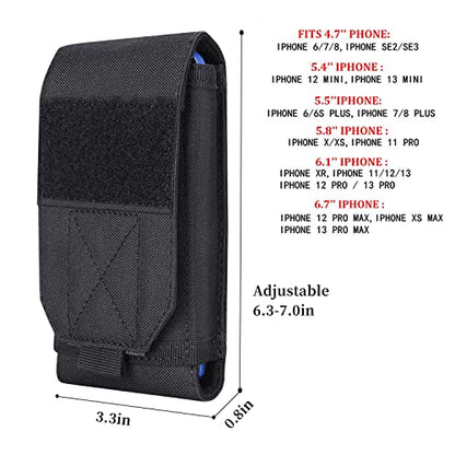 ➤1 pack molle phone pouch + 1