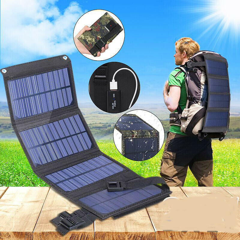 Portable Solar Foldable Battery Panel - Hi Tech Trendz