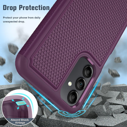 FNTCASE for Samsung Galaxy A15-5G Case: Dual Layer Protective Heavy Duty Cell Phone Cover Shockproof Rugged with Non Slip Textured Back - Military Protection Bumper Tough - 2024, 6.5inch