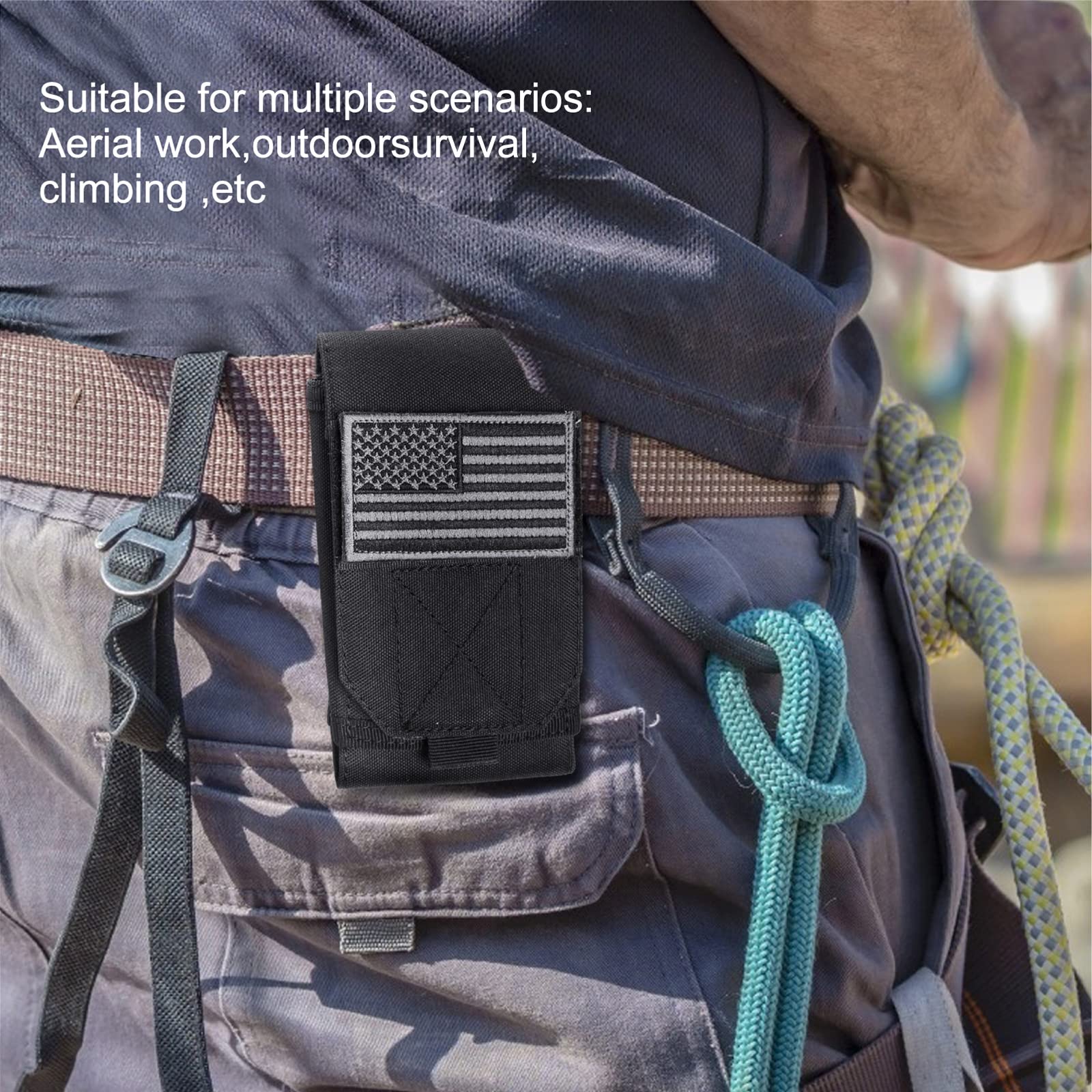 ➤1 pack molle phone pouch + 1