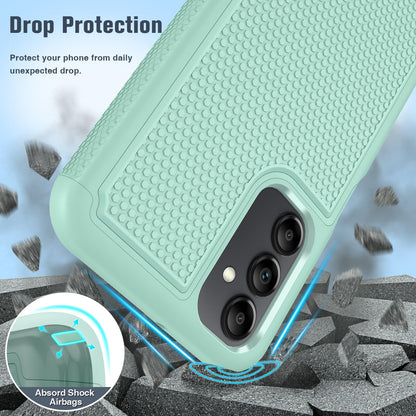 FNTCASE for Samsung Galaxy A15-5G Case: Dual Layer Protective Heavy Duty Cell Phone Cover Shockproof Rugged with Non Slip Textured Back - Military Protection Bumper Tough - 2024, 6.5inch