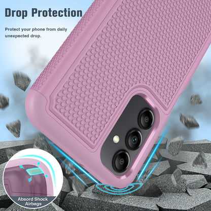 FNTCASE for Samsung Galaxy A15-5G Case: Dual Layer Protective Heavy Duty Cell Phone Cover Shockproof Rugged with Non Slip Textured Back - Military Protection Bumper Tough - 2024, 6.5inch