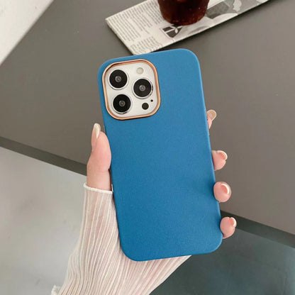 Fashion Electroplated Leather Pattern Cell Phone Case